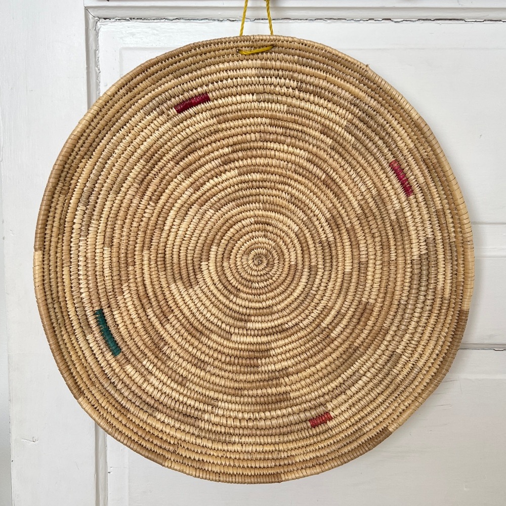 Woven Grass Basket / Wall Decor